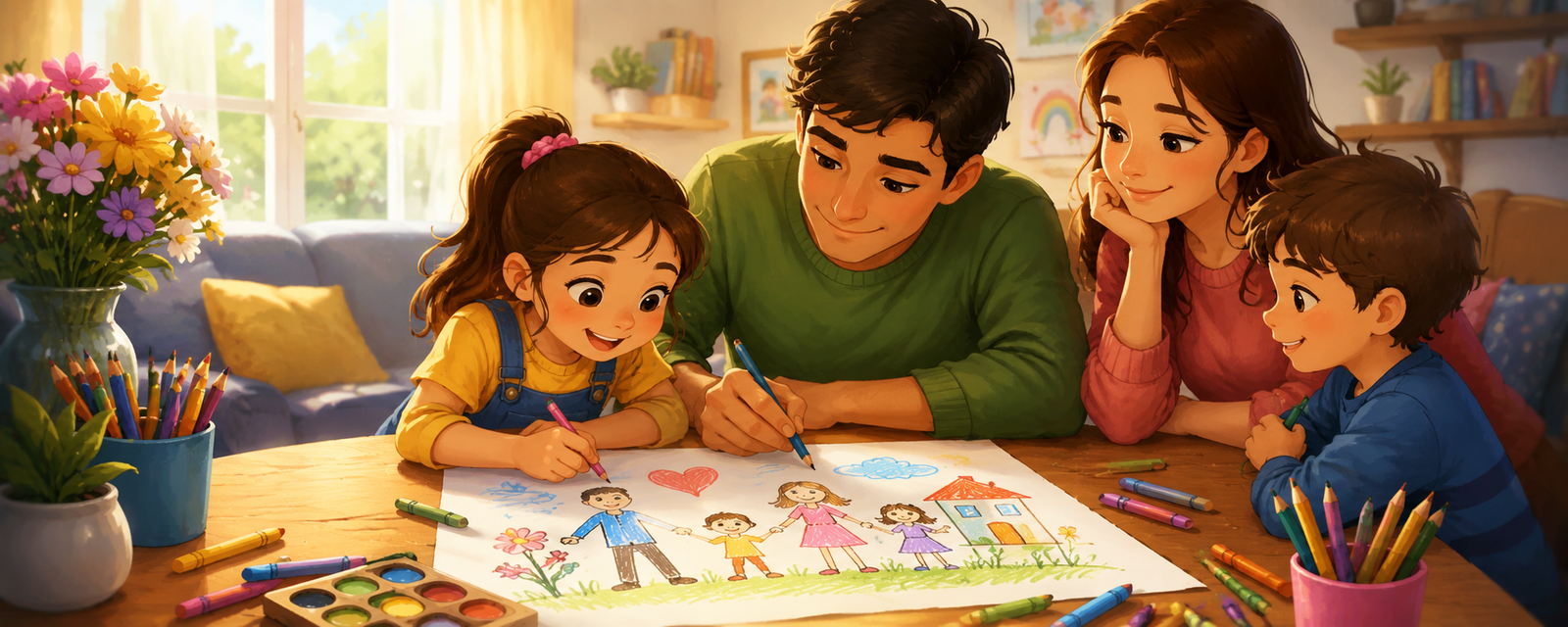 How Drawing Supports Family Art Time and Connection