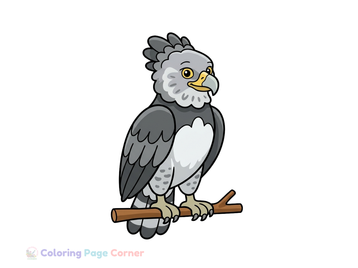 Free Soaring Eagle Coloring Page